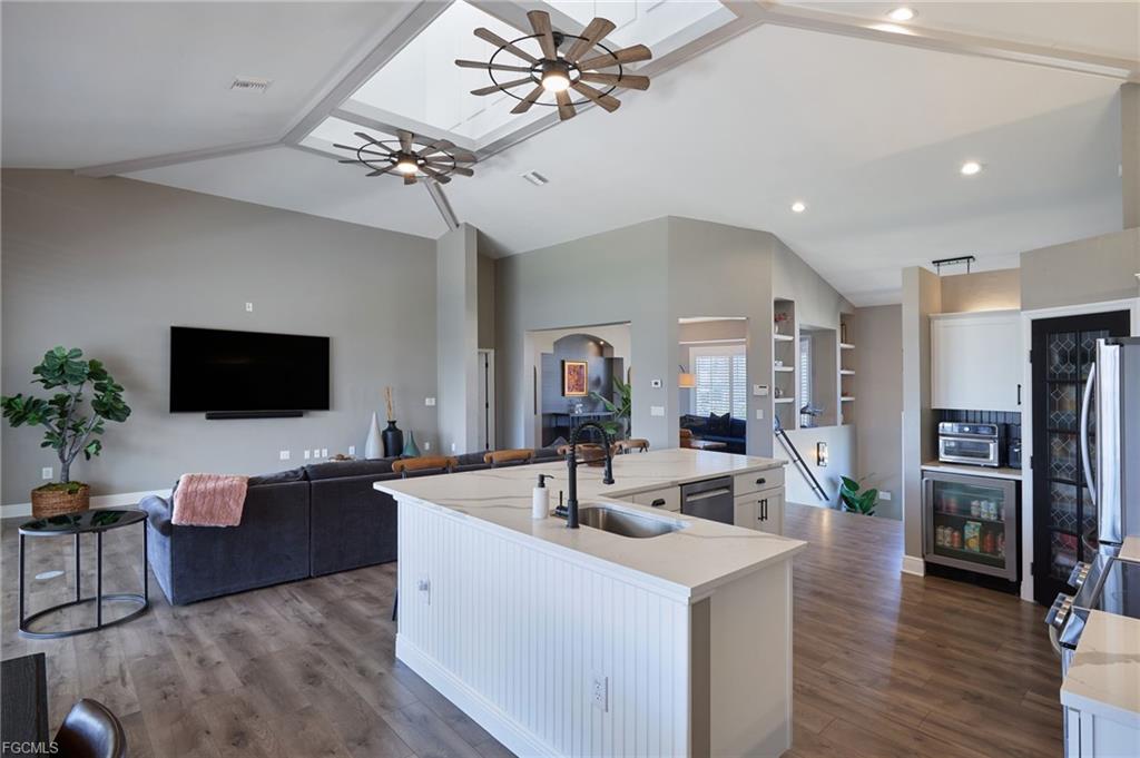 Interior view — Tidewater Island residence